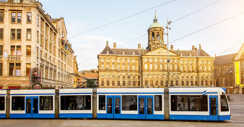 Tram in Amsterdam